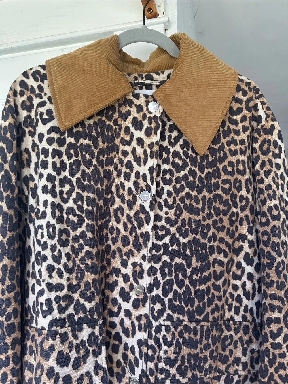 Ganni Leopard Jacket size M - Picture 2 of 5
